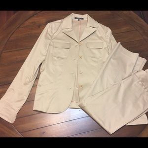 Theory Khaki suit